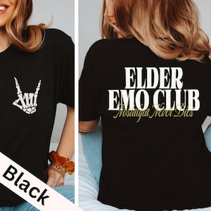 Elder Emo Shirt, Emo Shirt, Emo Kleidung, Emo, Emo Band Shirt, Emo Geschenk, Emo Girl Shirt, Geschenk für sie, Pop Punk, Konzert Shirt, Dead Insider