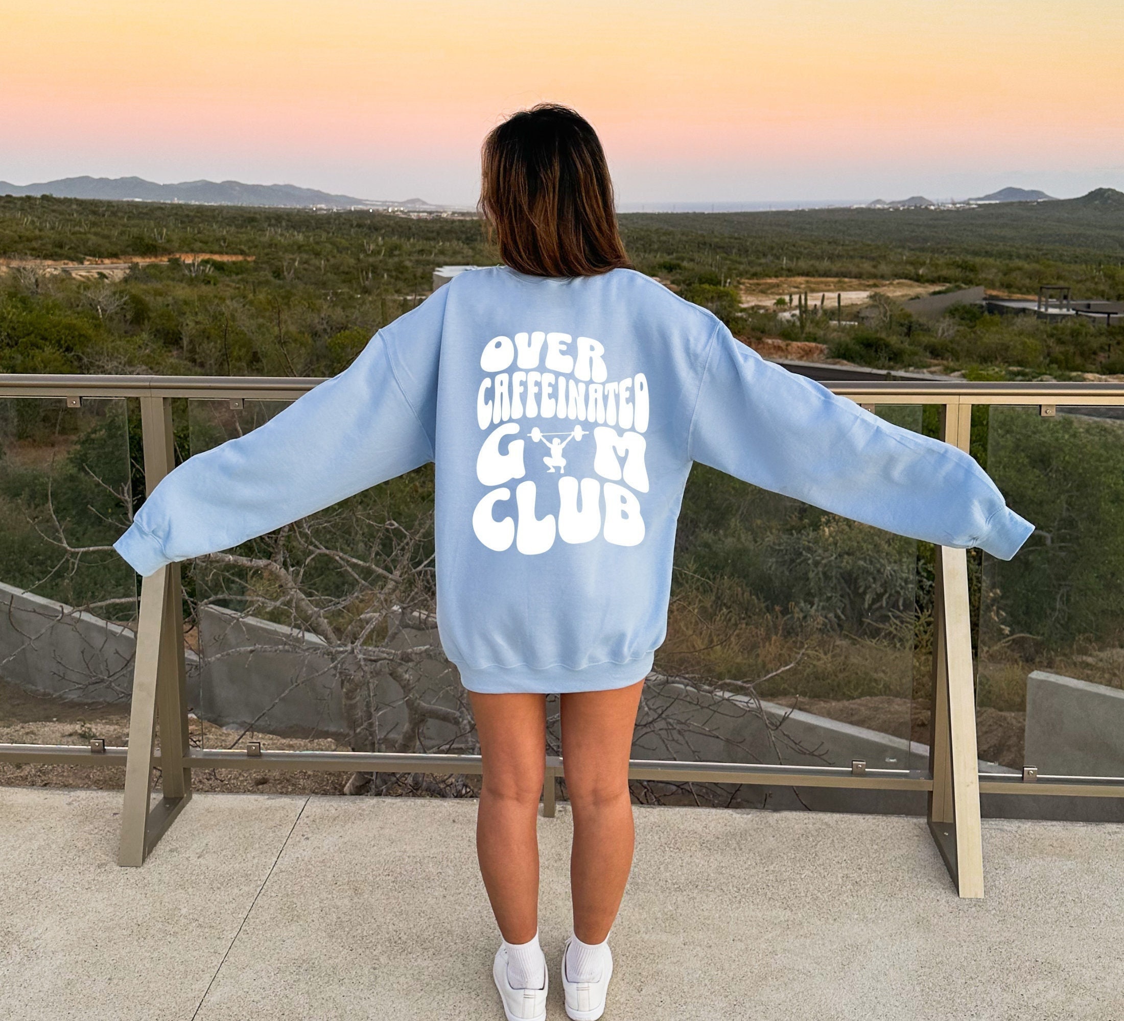 Cute workout sweatshirts sale
