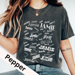 T-shirt Jamie All Over Comfort Colors : Chemise Emo Pop Punk