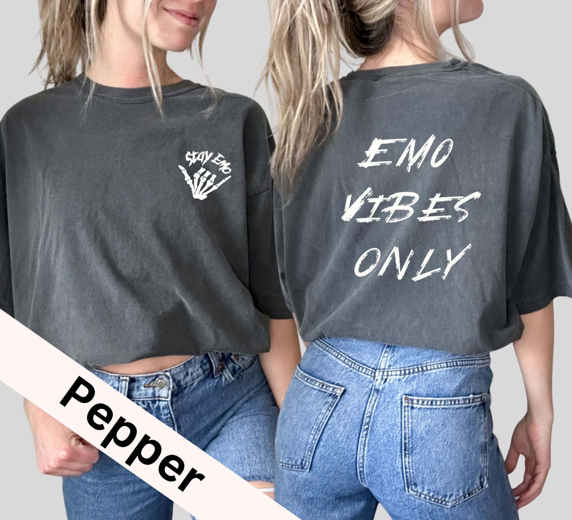 Emo Vibes Only, Elder Emo Shirt, When We Were Young Festival, Comfort  Colors, Emo Tees, Emo T-shirt, It Was Never A Phase, Emo Forever Scene 