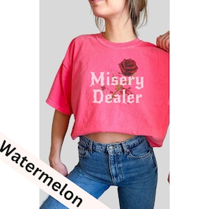 Misery Dealer Emo T-Shirt: Comfort Colors Vintage Tee