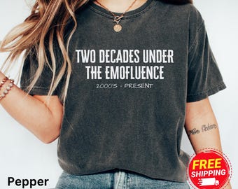 Comfort Colors Elder Emo T-Shirt, 2000s Pop Punk Nostalgia