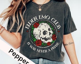 Camiseta Elder Emo Club Comfort Colors® Camiseta "Nunca fue una fase"