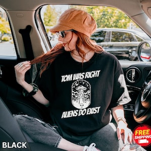 Aliens Exist, Elder Emo Shirt, Emo Shirt, UFO Shirt, It Was Never A Phase, Alien Shirt, Emo Gift, Gift For Her, Concert Shirt, Song Lyrics