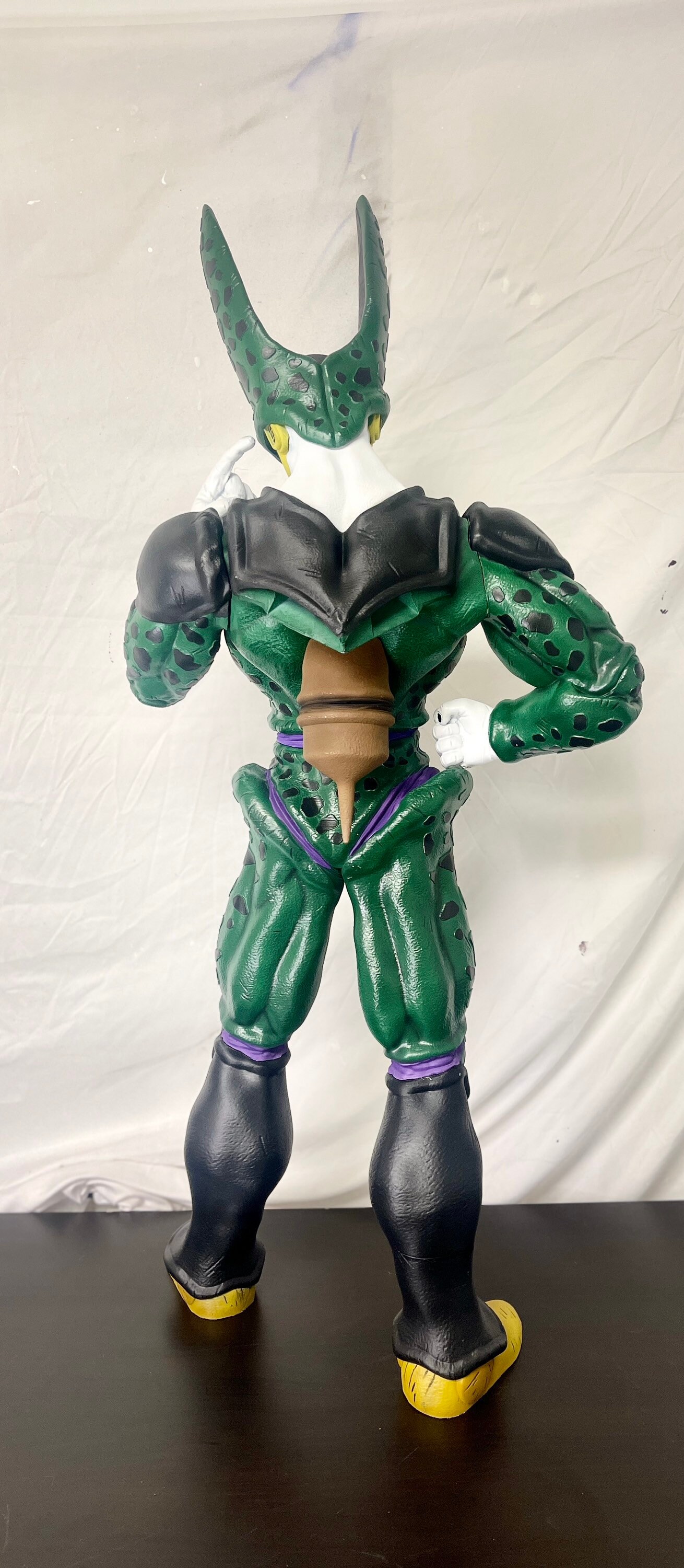 Dragon Ball Z Cell Statue 39 Inches Tall Hand Painted Etsy