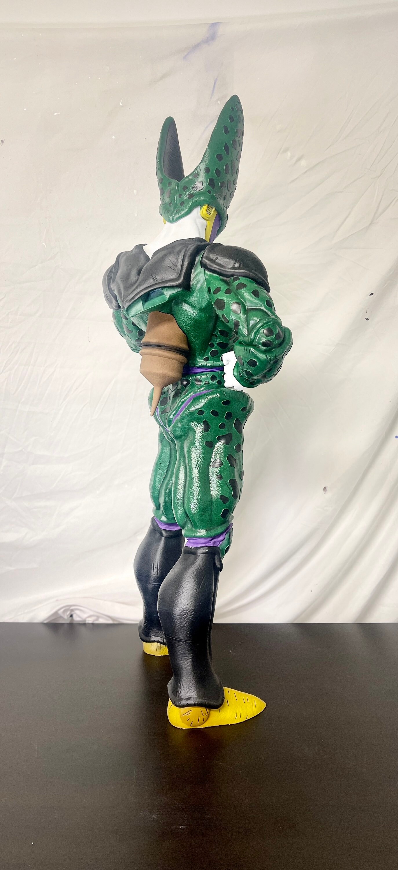 Dragon Ball Z Cell Statue 39 Inches Tall Hand Painted Etsy