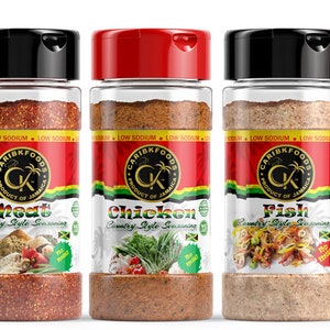 Everyday Bundle, Chicken Seasoning, Fish Seasoning, Meat Seasoning