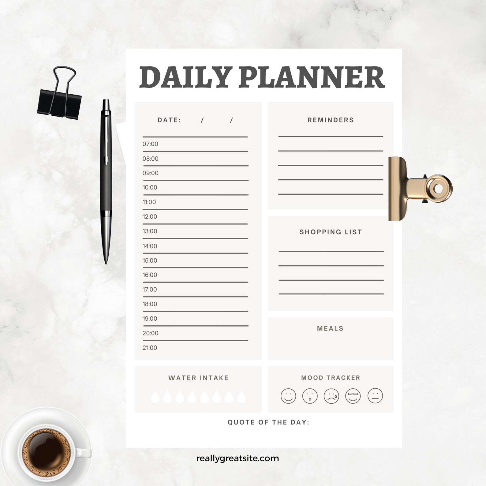 Daily Planner Daily Planner Printable Daily Planner 2023 Etsy