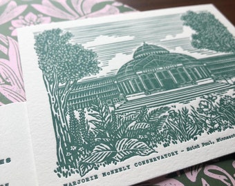 Letterpress Print Your Design | 4 1/4" × 5 1/2" Details Cards