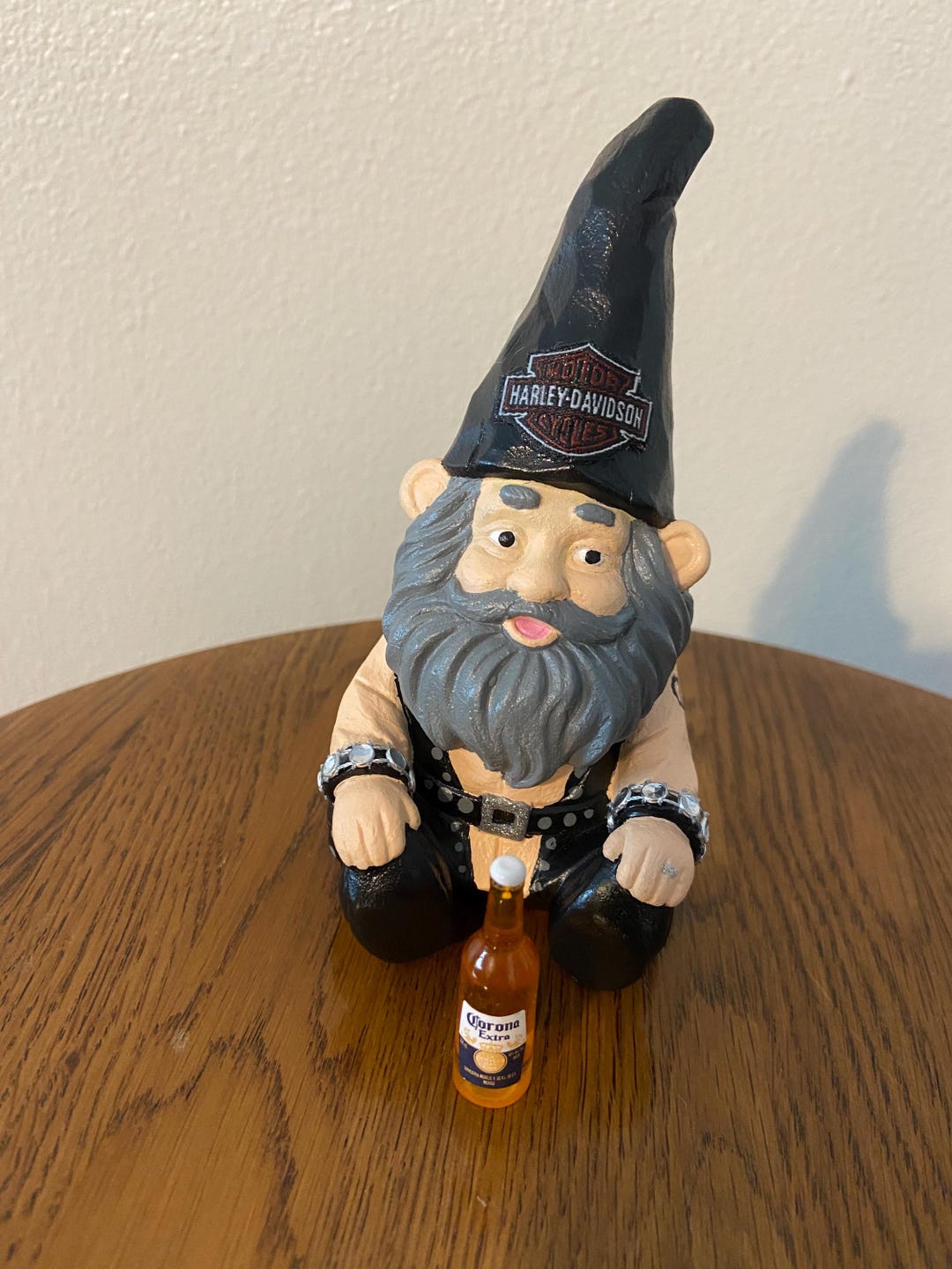 Harley Davidson Mechanic Garden Gnome