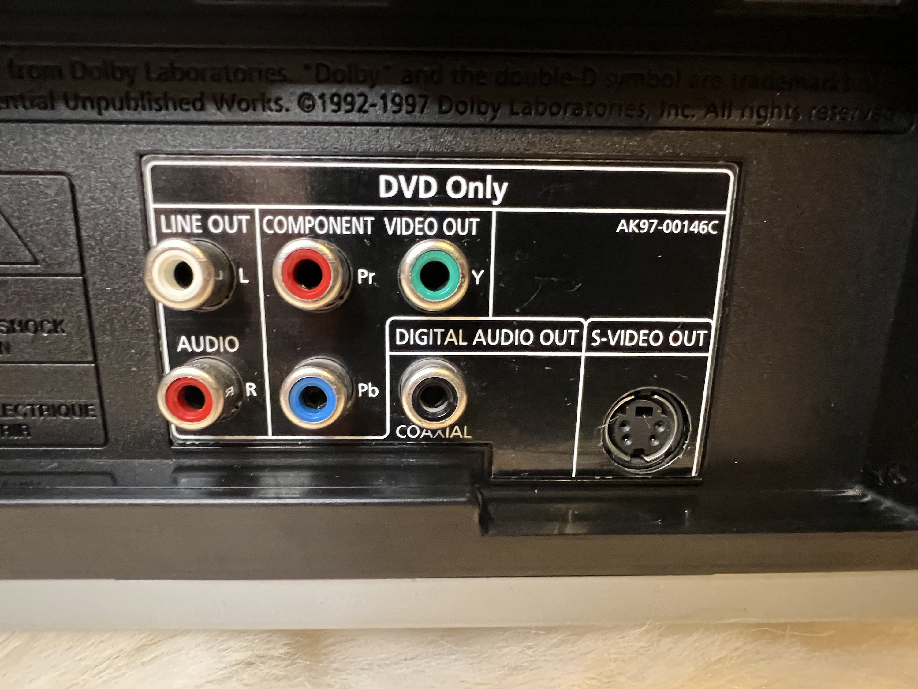 Vintage Govideo DVR4300 DVD VHS VCR Combo Player Recorder W/ Remote and