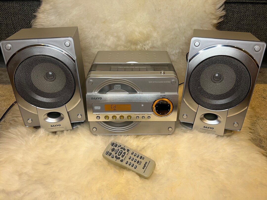 Vintage Sanyo AWM660 Stereo System W/ Remote Etsy