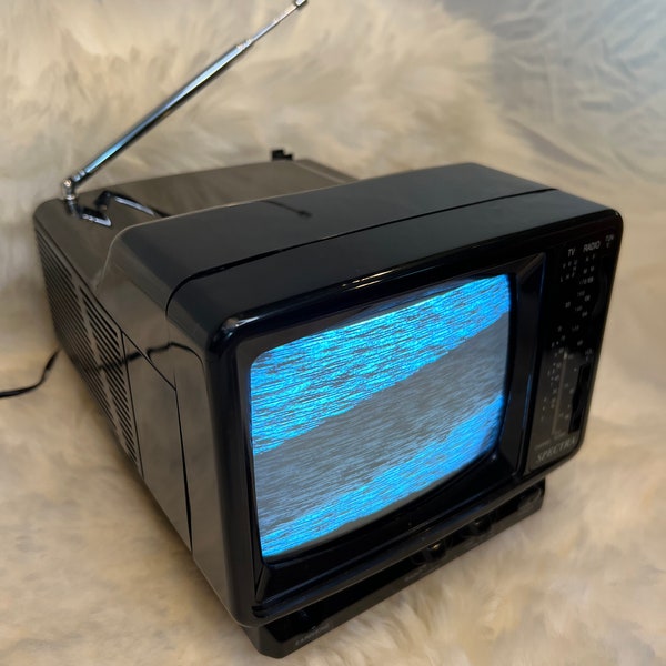 Vintage Portable Spectra TV Radio