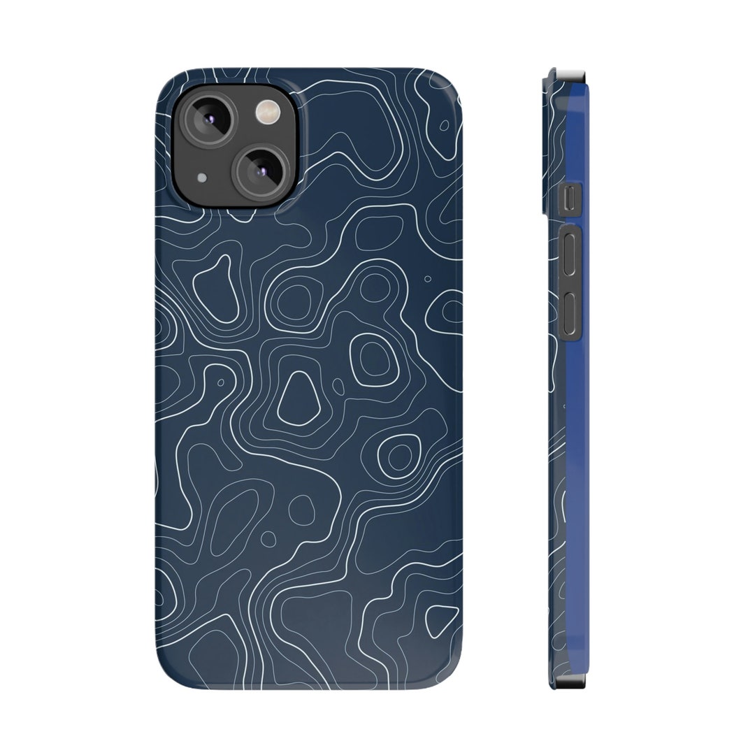 Phone Cases Topographic Pattern Etsy