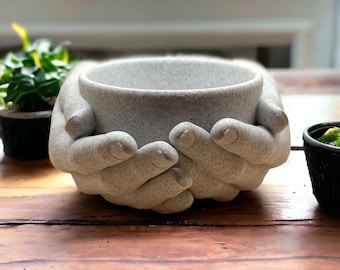 Hand Planter Pot - Modern Decorative Eco-Friendly Planter