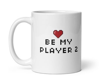 Tasse à café drôle d’amour de joueur