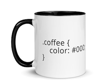 CSS Coder Coffee Mug: Funny Programmer Gift