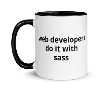 Web Developer Mug/Coffee Mug/CSS/Code/Programmer/Gift/Funny/Computer/Joke