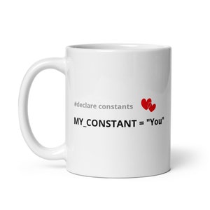 Python Programmer Constant Funny Love Mug