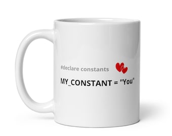 Python Programmer Constant Funny Love Mug