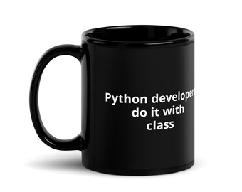 Taza para desarrollador de Python: regalo divertido para programadores