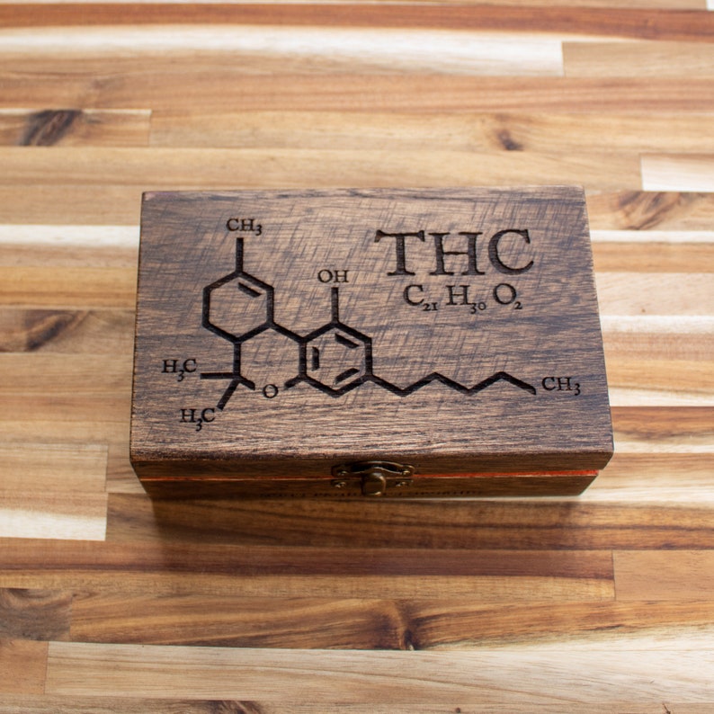 Weed Stash Box Wood Box Marijuana Box Cannabis Stash Box Etsy