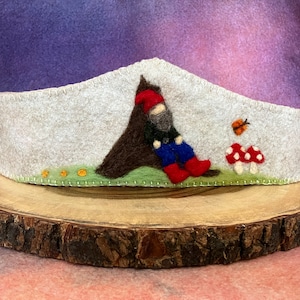 OLD GNOME Waldorf Wool Crown