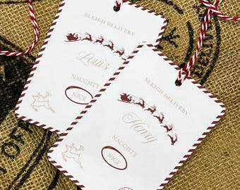 Father Christmas/Santa Gift Tag, Christmas Gift Tag, Santa Gift Tag, Father Christmas Gift Tag, Christmas Stationary, Father Christmas
