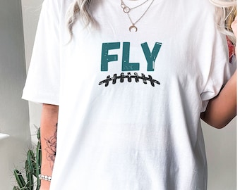 Eagles Fly Tee Shirt, Football Shirt, Philadelphia Eagles, Go Birds, Superbowl Shirt, Hurts, Gifts for Fan, Philadelphia, Men's Clothing