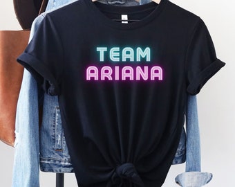 Team Ariana Tee Shirt, Vanderpump Rules, Gift, Graphic Tee, Womens Clothing, Summer, TShirt, Trending, Graphic T Shirt