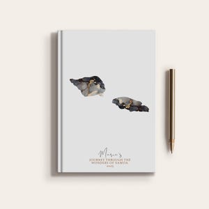 Carnet de notes de voyage personnalisé sur les Samoa, pays des Samoa, planificateur de cartes personnalisées