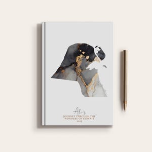 Carnet de voyage personnalisé au Koweït, carnet de voyage, pays, Koweït, carte, planificateur, carte