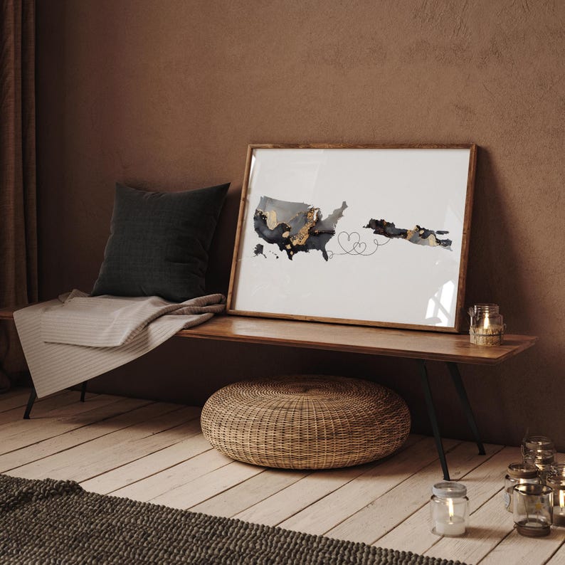 a picture frame sitting on top of a wooden table