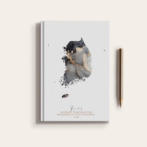 Carnet de carnet de voyage personnalisé en Corée du Sud