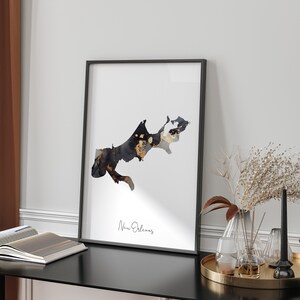 New Orleans Karte Schwarz & Gold Wand Kunst | Louisiana | USA | Vereinigte Staaten von Amerika [EV]