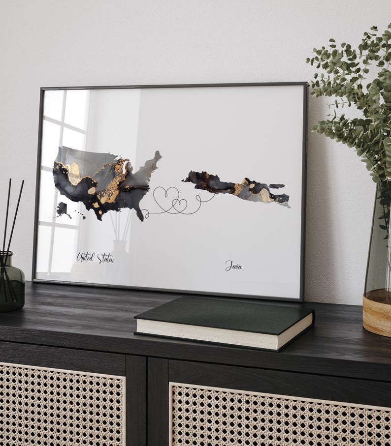 a picture of a couple's love is displayed on a shelf