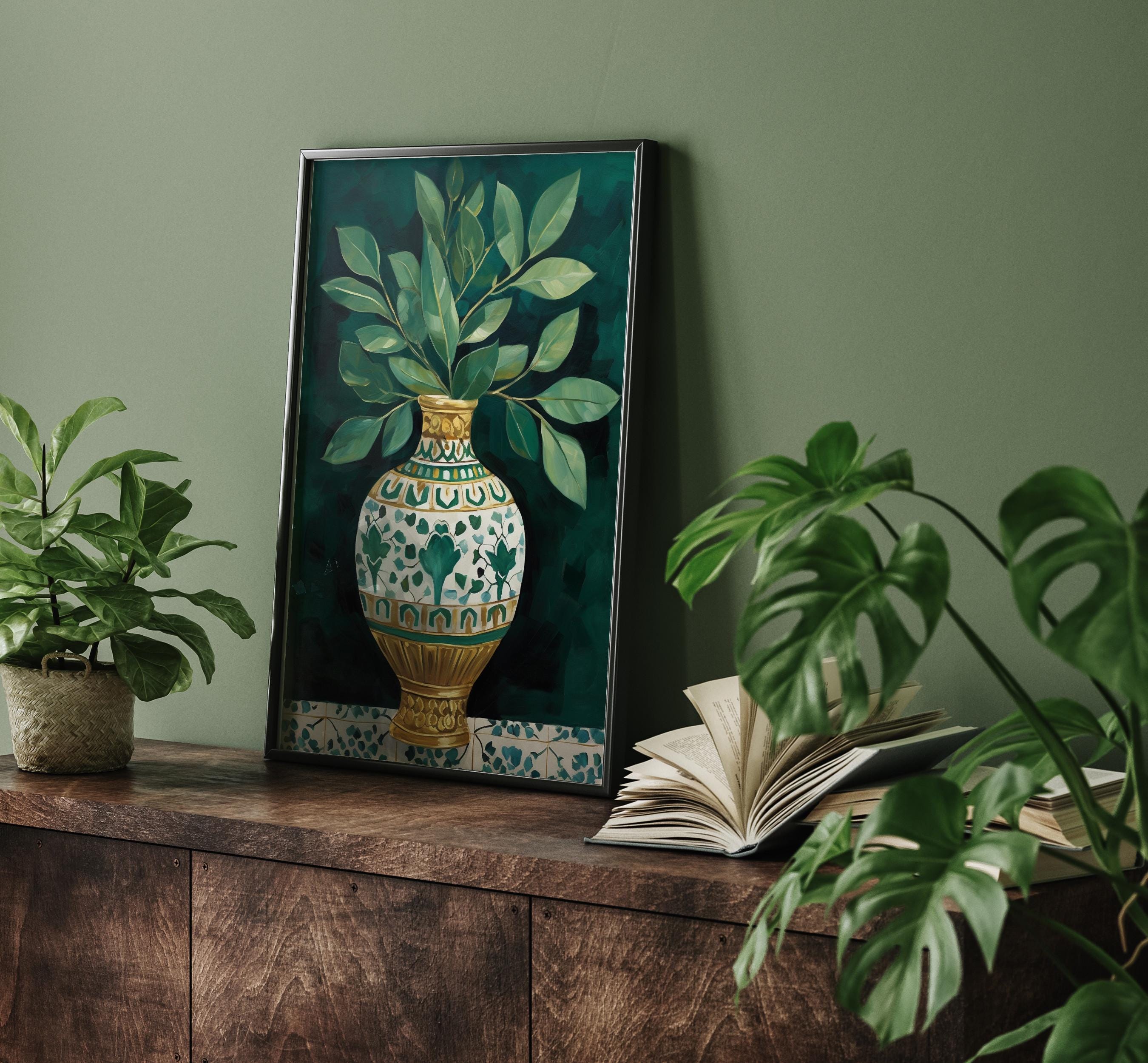 Green gold vase - Etsy 日本