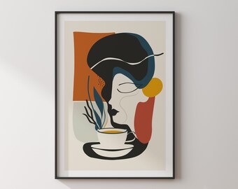 Espresso Wall Art Print | Drink Coffee Art | Kitchen Decor