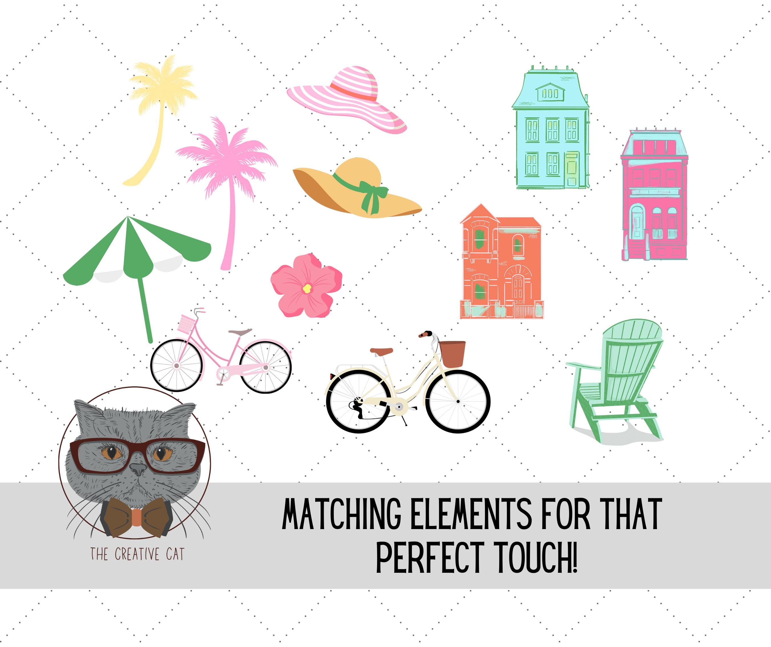 Preppy Summer Alphabet PNG Font Bundle, Preppy Letters Alpha Font ...