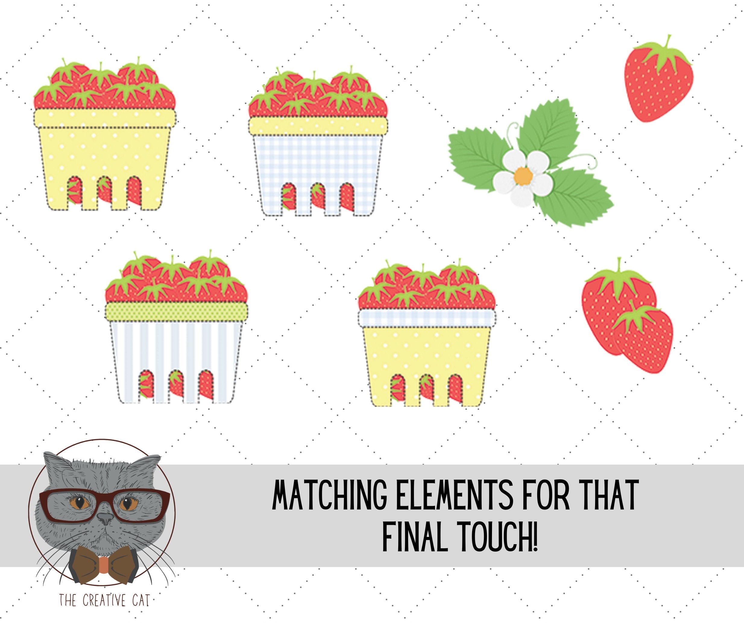 Cute Strawberry Alphabet PNG Font Bundle, Cute Berry Alpha Font, Summer ...