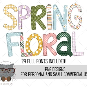 Boho Spring Floral Alphabet PNG Font Bundle, Cute Flower Alpha Font, Summer Alpha, Sublimation Alpha Set Designs PNG