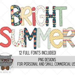 Bright Floral Alphabet PNG Font Bundle, Cute Letters Alpha Font, Sublimation Alpha Set Designs PNG, Bright Boho Font