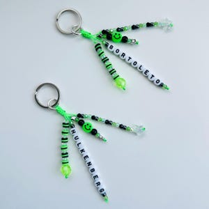 Stake Kick Sauber Formula 1 Beaded Cluster Keychain | F1 Accessories | F1 Keychain | F1 Gift | Bag Charm | Nico Hulkenberg Gabriel Bortoleto