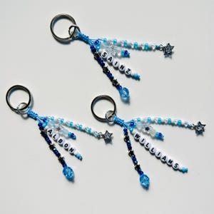 Williams Formula 1 Beaded Keychain | F1 Accessories | Formula 1 Bag Charm | Carlos Sainz | Alex Albon