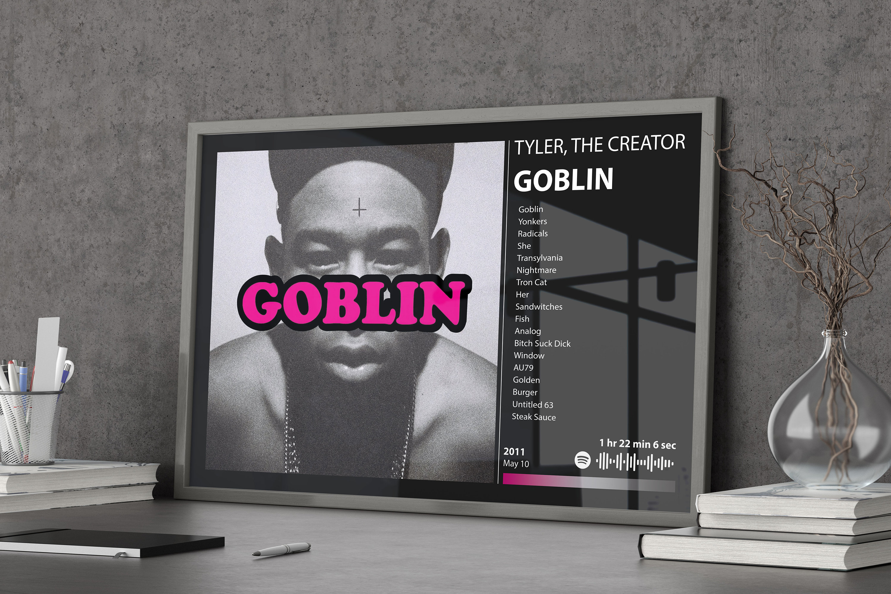 Tyler The Creator Goblin Album Cover Art Board Print for Sale by