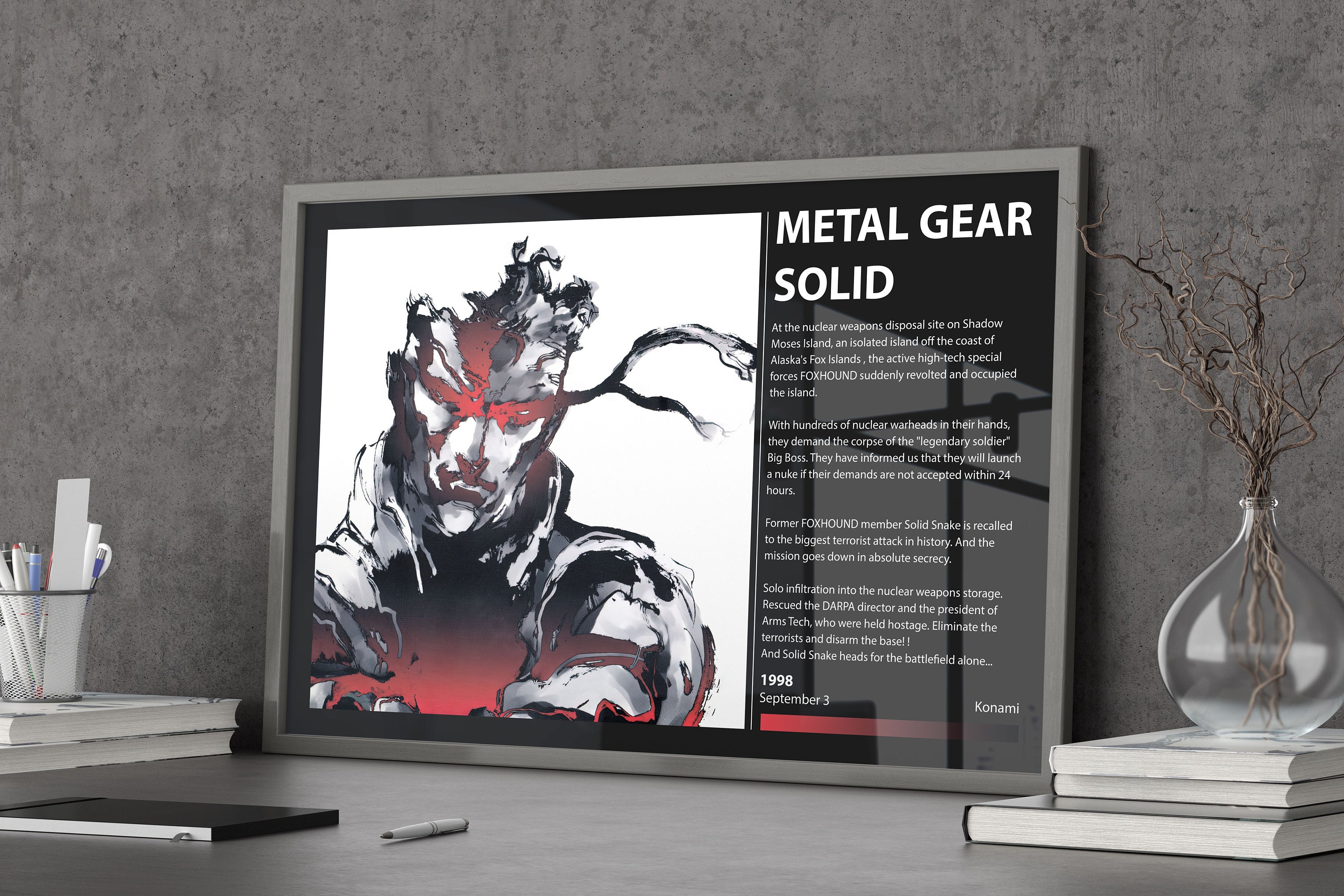 Metal Gear Solid 4 Poster Poster for Sale by xVANQUISHx