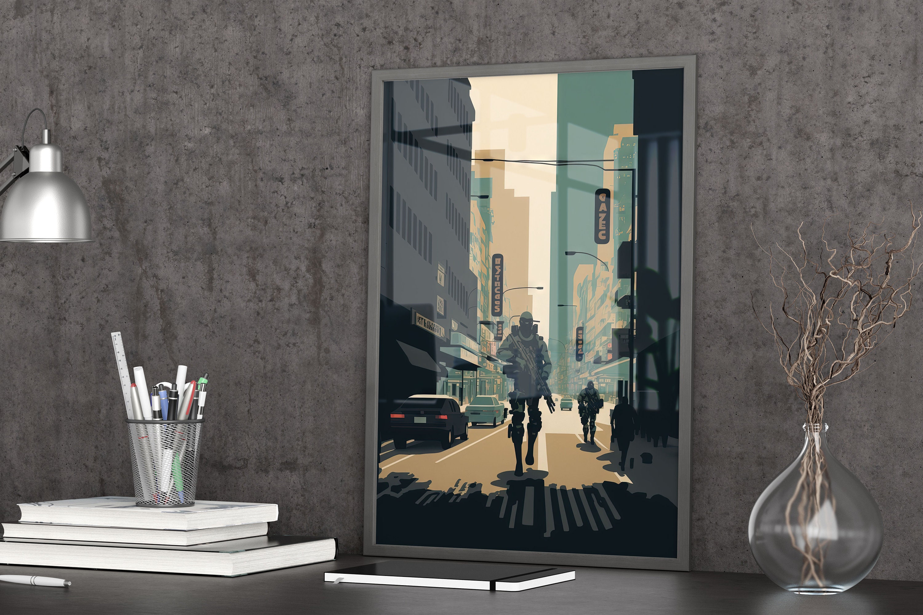 Video Game Escape From Tarkov Solider Kraft Paper Poster Wall Artwork Print  Painting Home Modular Pictures