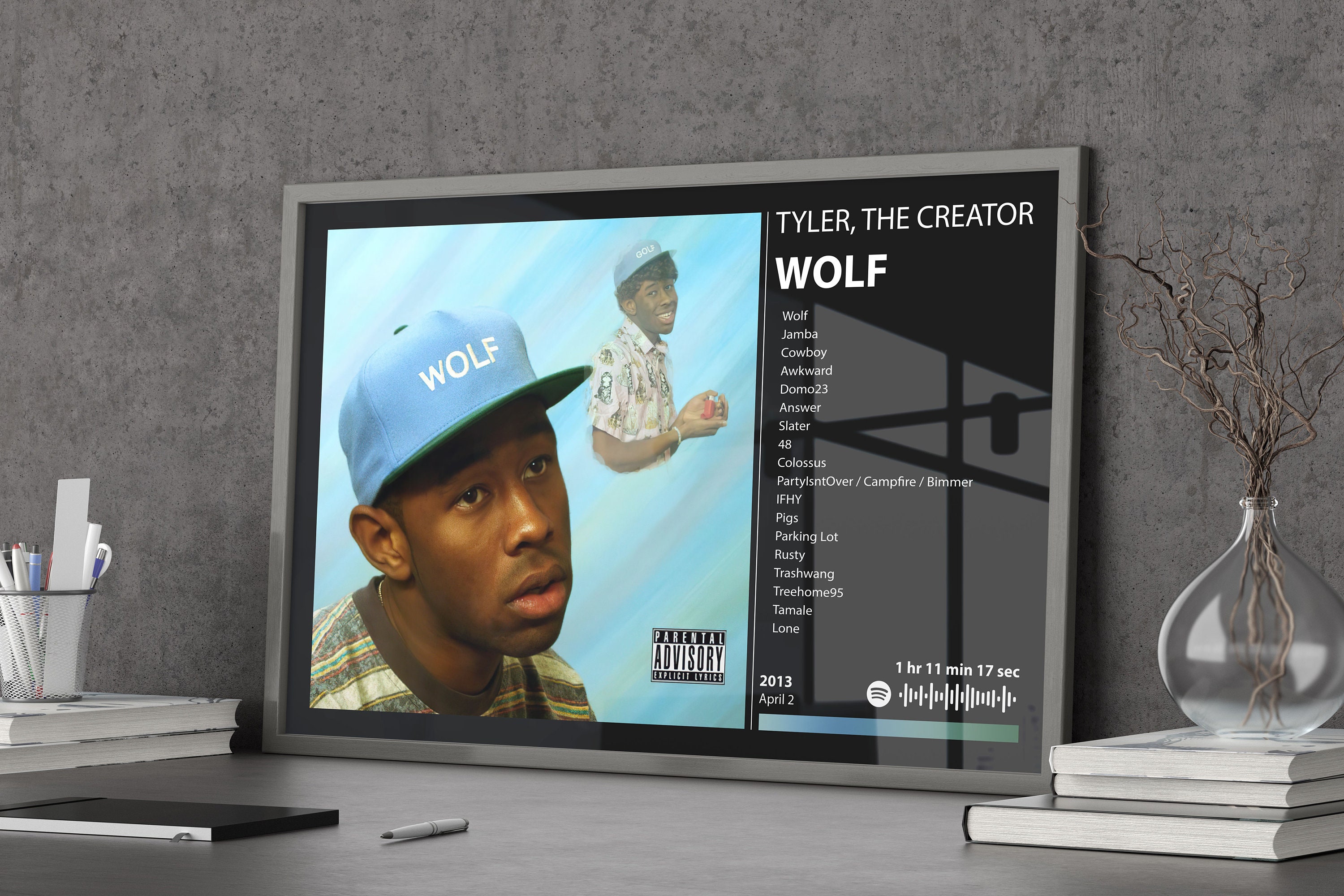Tyler the Creator WOLF Art Sticker Premium Limited Edition