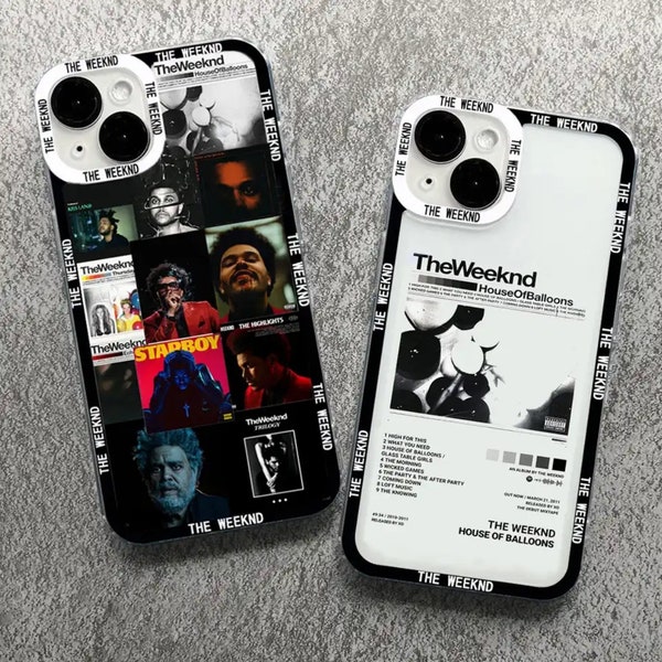 The Weeknd Phone Case, iPhone Phone Case, Phone Case Rapper, Hip Hop Phone Case