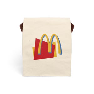Mcdonald&#39;s Canvas Lunch Bag mit Trageriemen